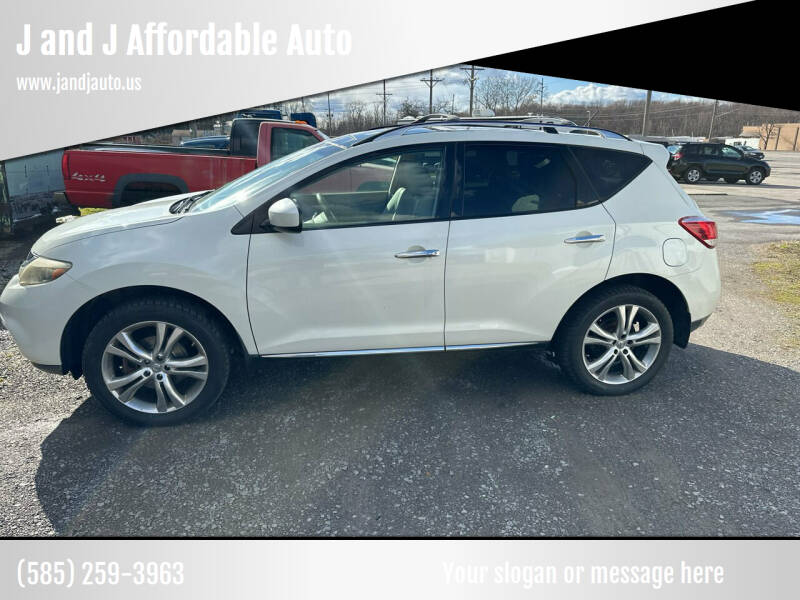 2011 Nissan Murano for sale at J and J Affordable Auto in Williamson NY