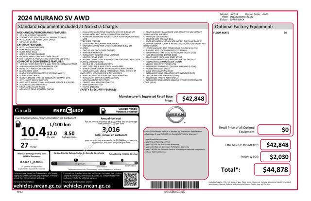 2024 Nissan Murano SV
