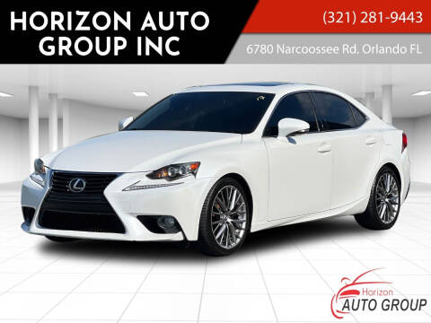 2014 Lexus IS 250 for sale at HORIZON AUTO GROUP INC in Orlando FL