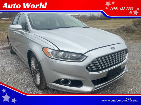 2014 Ford Fusion for sale at Auto World in Carbondale IL