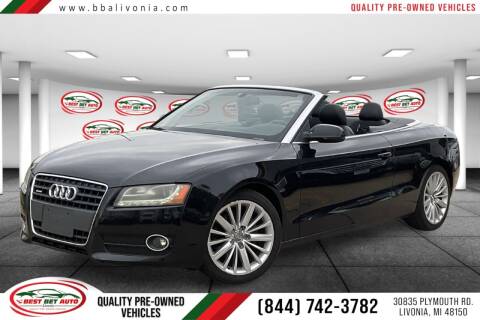 2012 Audi A5 for sale at Best Bet Auto in Livonia MI