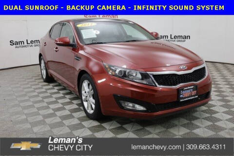 2012 Kia Optima for sale at Leman's Chevy City in Bloomington IL