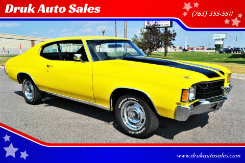 1972 Chevrolet Malibu for sale at Druk Auto Sales in Ramsey MN