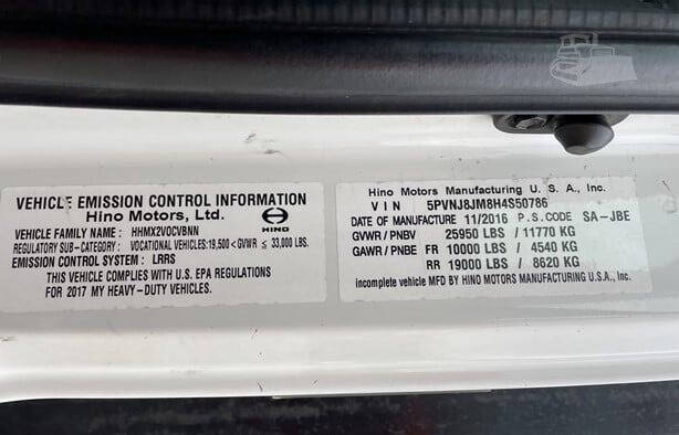 2017 Hino 268A