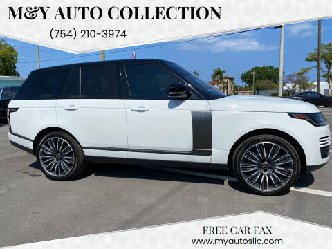2019 Land Rover Range Rover for sale at M&Y Auto Collection in Hollywood FL
