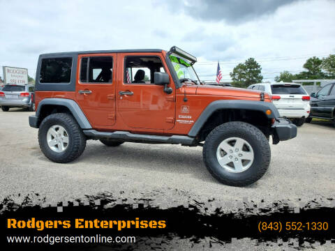 2014 Jeep Wrangler Unlimited for sale at Rodgers Enterprises in North Charleston SC