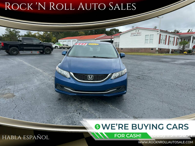 2013 Honda Civic for sale at Rock 'N Roll Auto Sales in West Columbia SC