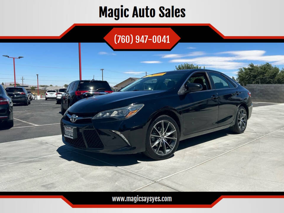 2017 Toyota Camry for sale at Magic Auto Sales in Hesperia, CA