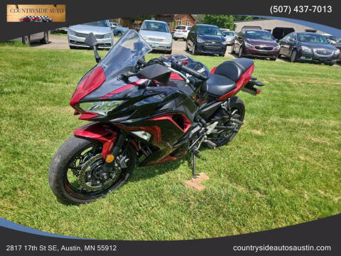 2021 Kawasaki Ninja 650 ABS for sale at COUNTRYSIDE AUTO INC in Austin MN