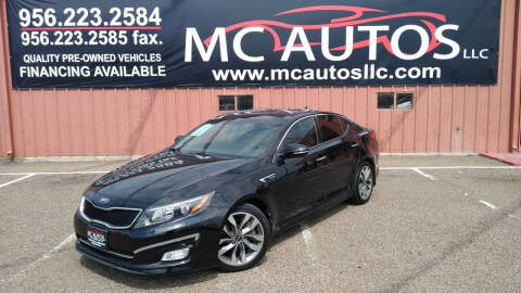 2015 Kia Optima for sale at MC Autos LLC in Pharr TX