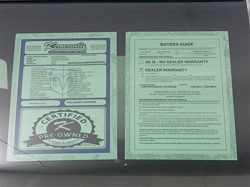 2021 Chevrolet Suburban RST