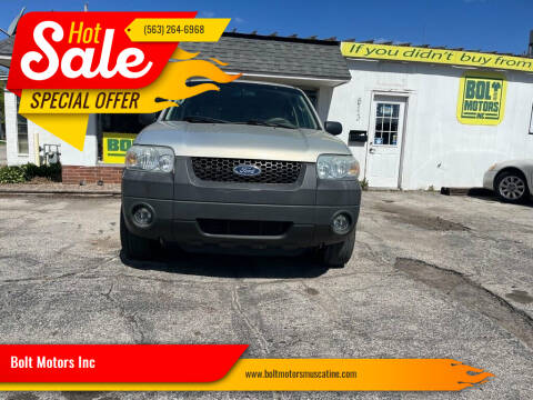 2006 Ford Escape for sale at Bolt Motors Inc in Muscatine IA