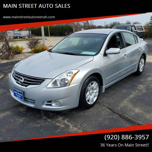 2010 Nissan Altima for sale at MAIN STREET AUTO SALES in Neenah WI