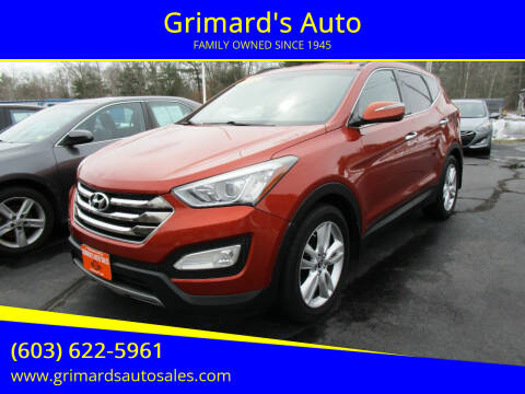 2013 Hyundai Santa Fe Sport for sale at Grimard's Auto in Hooksett NH