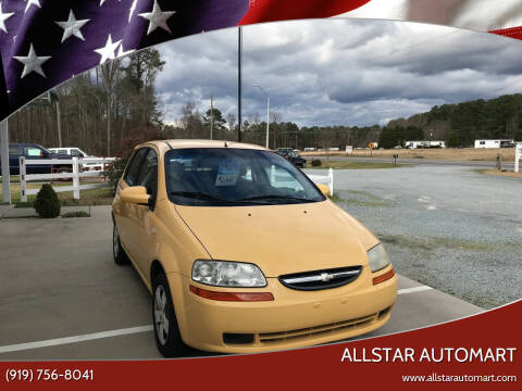 2006 Chevrolet Aveo for sale at Allstar Automart in Benson NC