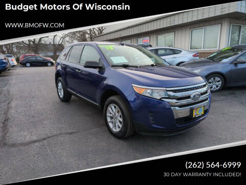 2013 Ford Edge for sale at Budget Motors of Wisconsin in Racine WI