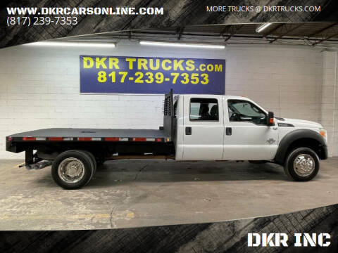 2013 Ford F-550 Super Duty for sale at DKR INC in Arlington TX