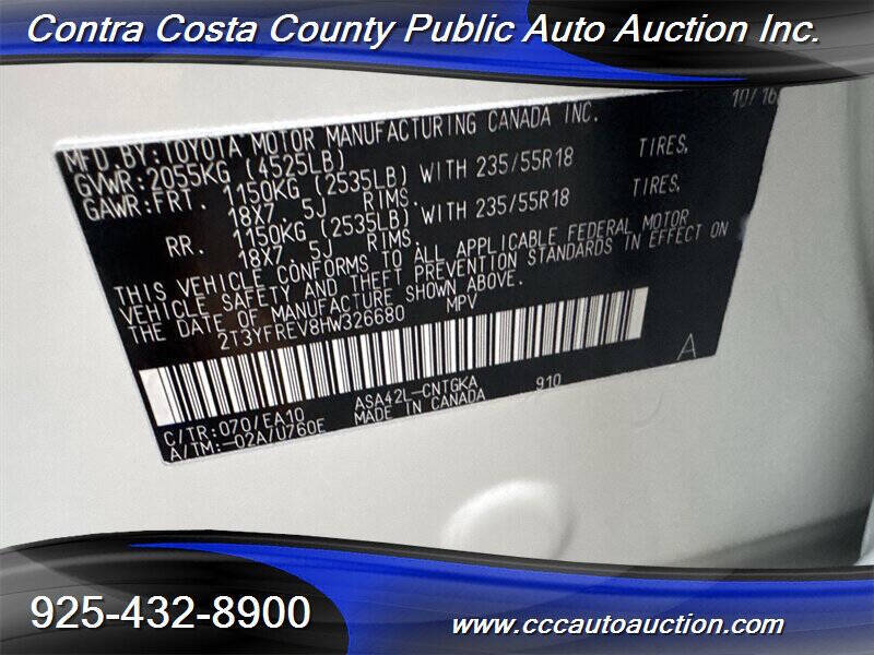 2017 Toyota RAV4 Platinum