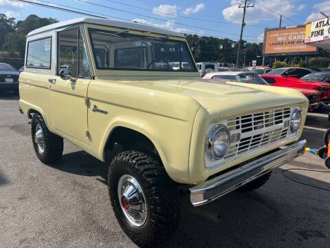 1966 Ford Bronco for sale at Atlanta Fine Cars in Jonesboro GA