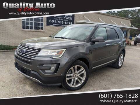 2016 Ford Explorer for sale at Quality Auto of Collins in Collins MS