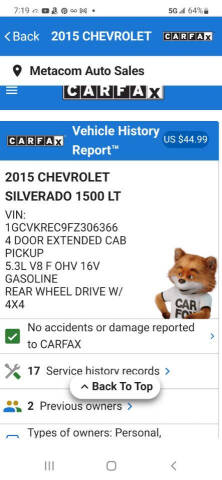 2015 Chevrolet Silverado 1500 LT