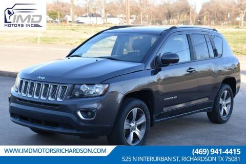2017 Jeep Compass for sale at IMD Motors in Richardson TX