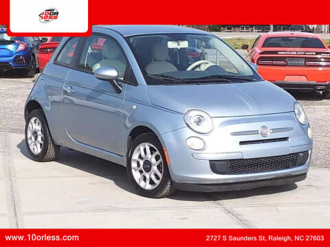 2013 FIAT 500 for sale at J T Auto Group - 10orless.com in Raleigh NC