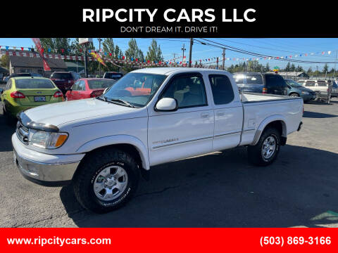 2001 Toyota Tundra for sale at RIPCITY CARS LLC in Portland OR