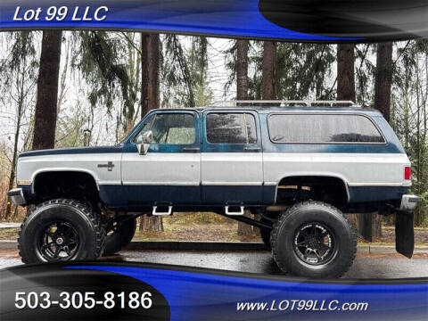 1986 Chevrolet Suburban for sale at LOT 99 LLC in Milwaukie OR