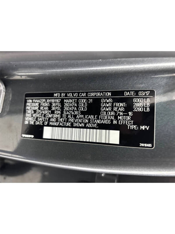 2017 Volvo XC90 T6 Inscription