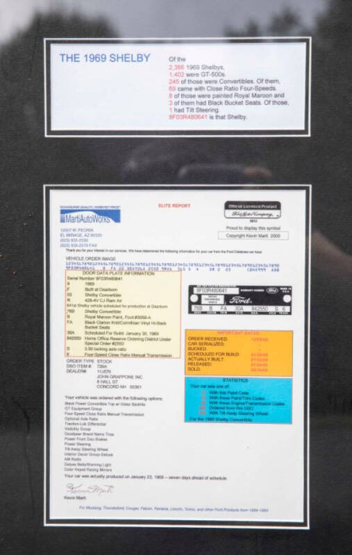 1969 Ford Shelby GT500