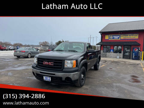 2012 GMC Sierra 1500 for sale at Latham Auto LLC in Ogdensburg NY