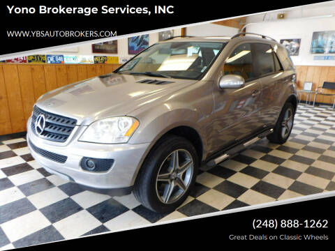2006 Mercedes-Benz M-Class for sale at Yono Brokerage Services, INC in Farmington MI