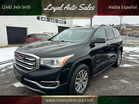 2017 GMC Acadia for sale at Loyal Auto Sales in Pontiac MI