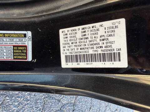 2013 Honda Accord EX-L V6 w/Navi