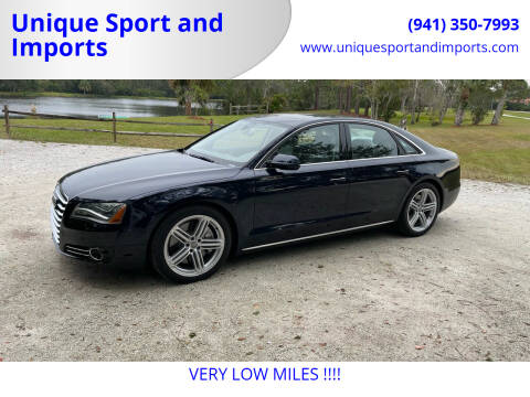 2011 Audi A8 for sale at Unique Sport and Imports in Sarasota FL