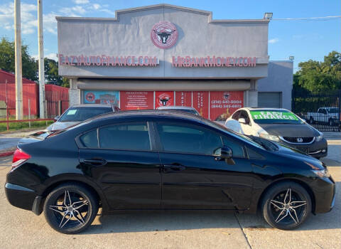 2013 Honda Civic for sale at Eazy Auto Finance in Dallas TX