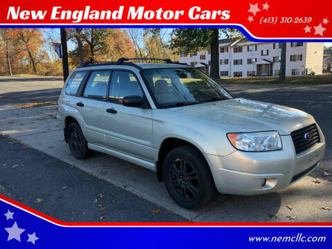 2007 Subaru Forester for sale at New England Motor Cars in Springfield MA