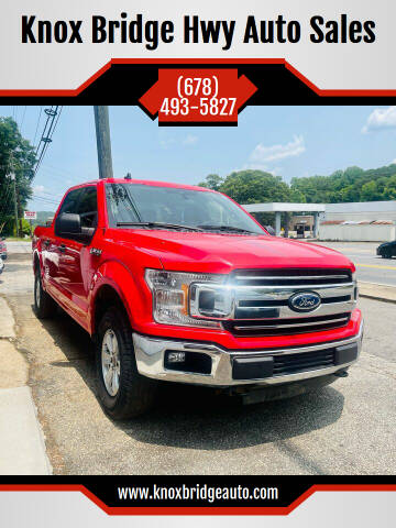 2019 Ford F-150 for sale at Knox Bridge Hwy Auto Sales in Canton GA