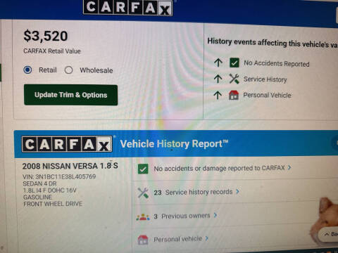 2008 Nissan Versa 1.8 S