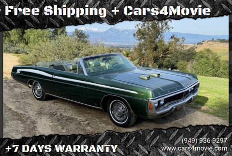 1970 Dodge Polara for sale at Cars4Movie +FREE SHIPPING in Brea CA