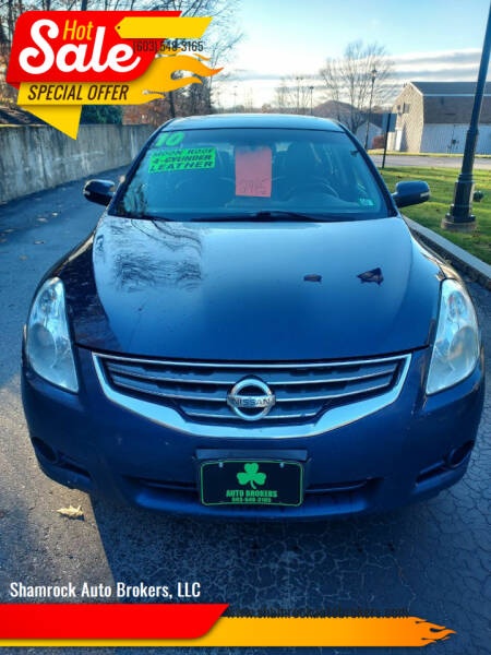 2010 Nissan Altima for sale at Shamrock Auto Brokers, LLC in Belmont NH