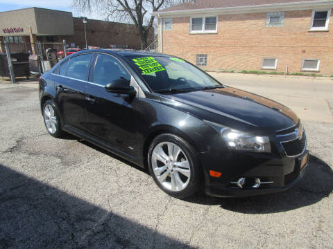 2012 Chevrolet Cruze for sale at RON'S AUTO SALES INC in Cicero IL