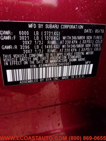 2019 Subaru Ascent Touring