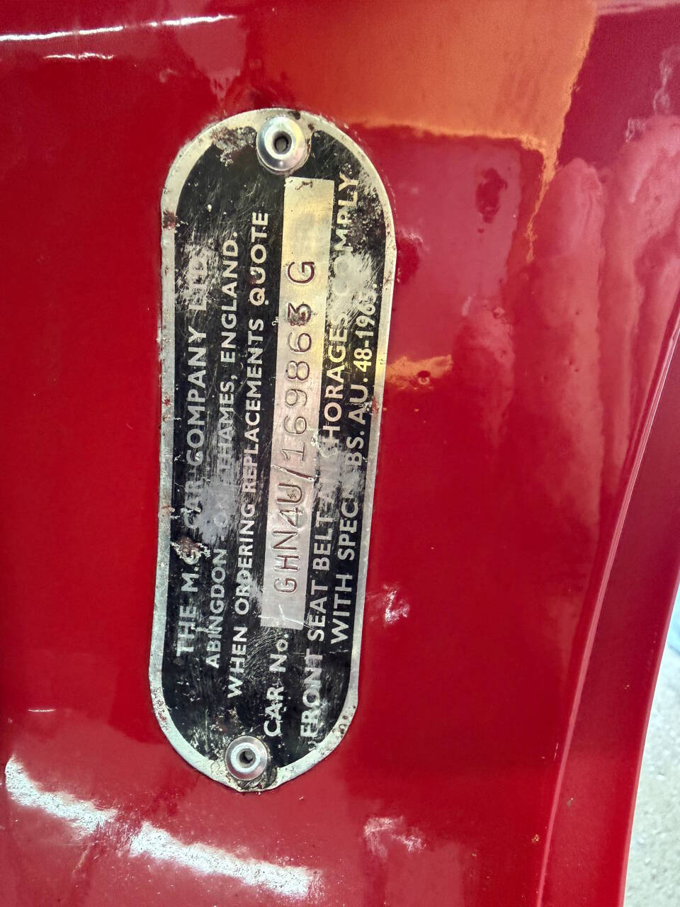 1969 MG B 49
