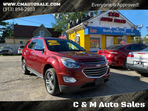 2017 Chevrolet Equinox for sale at C & M Auto Sales in Detroit MI