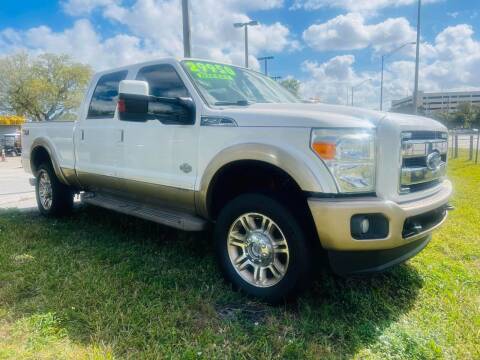 2014 Ford F-250 Super Duty for sale at DAN'S DEALS ON WHEELS AUTO SALES, INC. in Davie FL