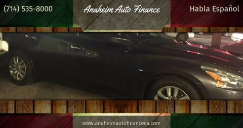 2013 Nissan Altima for sale at Anaheim Auto Finance in Anaheim CA