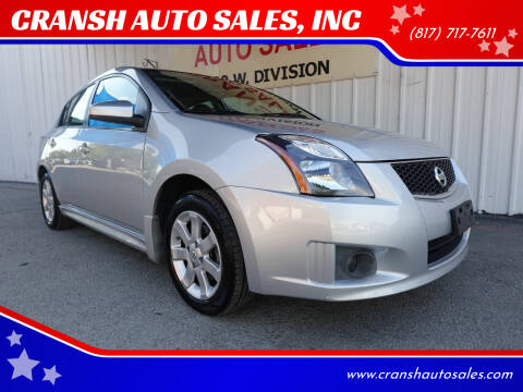 2011 Nissan Sentra for sale at CRANSH AUTO SALES, INC in Arlington TX