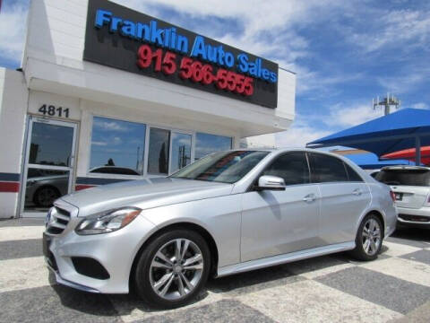 2014 Mercedes-Benz E-Class for sale at Franklin Auto Sales in El Paso TX